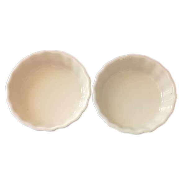 2 ROCQ‎ Parisian Patisserie Ramekins Quiche Tart Pie Baking Dish Set Ombre Red - Picture 7 of 16